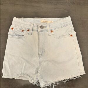 Levi's Light Blue Jean Shorts